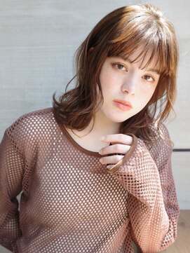 レクタ(RECTA) インナーグレージュマチルダボブピンクベージュ前髪カット4