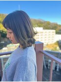 #オリーブ #カーキ #アッシュ #オリーブアッシュ #赤み消し