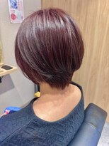 カナリーバイマカロア(CANARY by Makaloa) ショートボブ　ピンク系カラー
