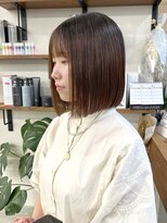 ソソ(soso)&nbsp;【soso 伊勢田】切りっぱなし×ストレート【横浜/ブリーチ】