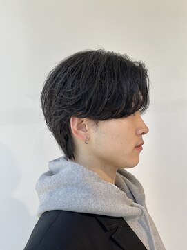 オットット(OttottO) ミディアムカルマセンターパートウルフ