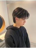 毛流れセンターパート