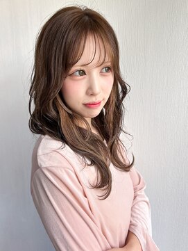 ハロー(...Hello) レイヤーカット フェイスフレーミング 秋カラー