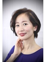 ピウモッソヘアーサロン(PIUMOSSO hair salon)&nbsp;癖を活かした大人女子ショートスタイル