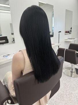 シー バイ ラヴィズム けやき通り1号店(Sea by LUVISM) 【髪質改善】ブルーブラック　フェイクブラック