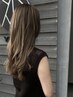 【大人のデザインカラー♪】カット+全体カラー+ハイライトカラー+艶TR