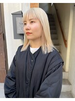 カンナ オーガニック ヘアデザイン(CANNA ORGANIC & HAIR DESIGN)&nbsp;抜きっぱなしハイトーンブロンド