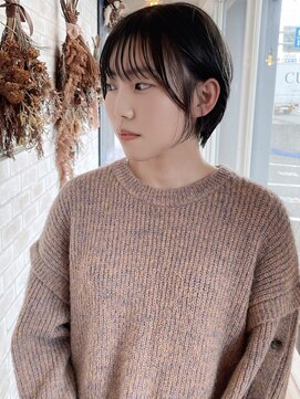 キュー(CUE) フェミニンショートボブ、髪質改善、ヘッドスパ