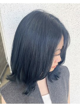エメヘアデザイン ルイス(Aimer Hair Design Lewis) ネイビーカラー/弘前市