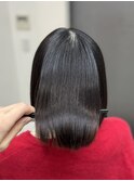 縮毛矯正で寝癖のつかない髪の毛に！