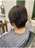 ハイライトショートヘア