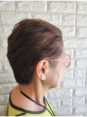 60代70代×ショートレイヤー×クリープパーマ×イノアカラー