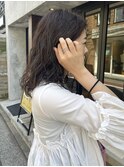 【三ツ井純】ニュアンスパーマ スタイリング簡単 前髪なし