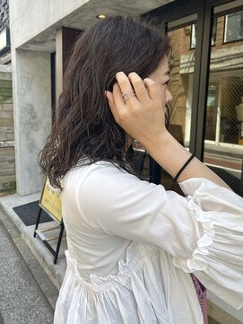 コフィー バイ メルト 吉祥寺(cofy by melt) 【三ツ井純】ニュアンスパーマ スタイリング簡単 前髪なし