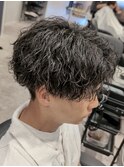 メンズマッシュ 波巻きスパイラルパーマ