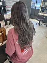 デザインサロンリア(design salon Lia)&nbsp;前髪/アンブレラカラー/こなれミディ/イメチェン/ウェーブパーマ