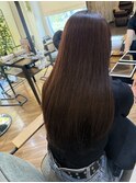 イルミナカラーでうる艶ロング