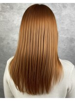 オンク 新宿(onk)&nbsp;黒髪/グレーベージュ/レイヤーロング/前髪パーマ[新宿駅]