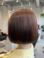 リモ 藤沢(rimo)&nbsp;ブリーチなし寒色ピンクカラー/藤沢/美容室/前髪カット