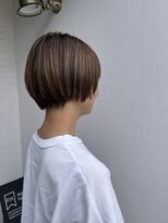 パライソ 南公園店(PARAISO)&nbsp;丸っこいショート×ハイライト