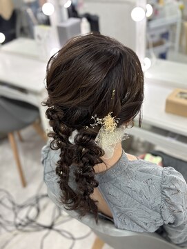 ラモ(RAMO) ゆるふわ編みおろしツイン