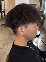 エルマーク 松山(L-MARK)&nbsp;ツイストスパイラル/メンズ/学割/フェザーパーマ/センターパート