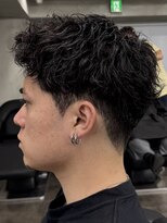 ニコトウキョウ 新宿(nico TOKYO)&nbsp;刈り上げアップバングスパイキーショートパーマスパイラルパーマ