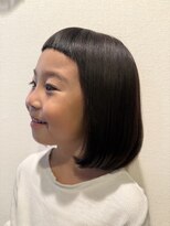 ユニックス Mark Is みなとみらい店(UNIX)&nbsp;【キッズカット】キュートな前下がりボブ