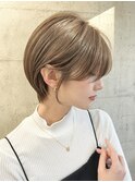 20代30代40代50代ナチュラル大人可愛いレイヤーショートボブ1