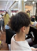 シャドウパーマ　メンズマッシュ　佐世保