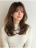 ナチュラルレイヤーカット/髪質改善カラーエステ/顔まわり/2