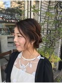 結婚式のお呼ばれヘアー