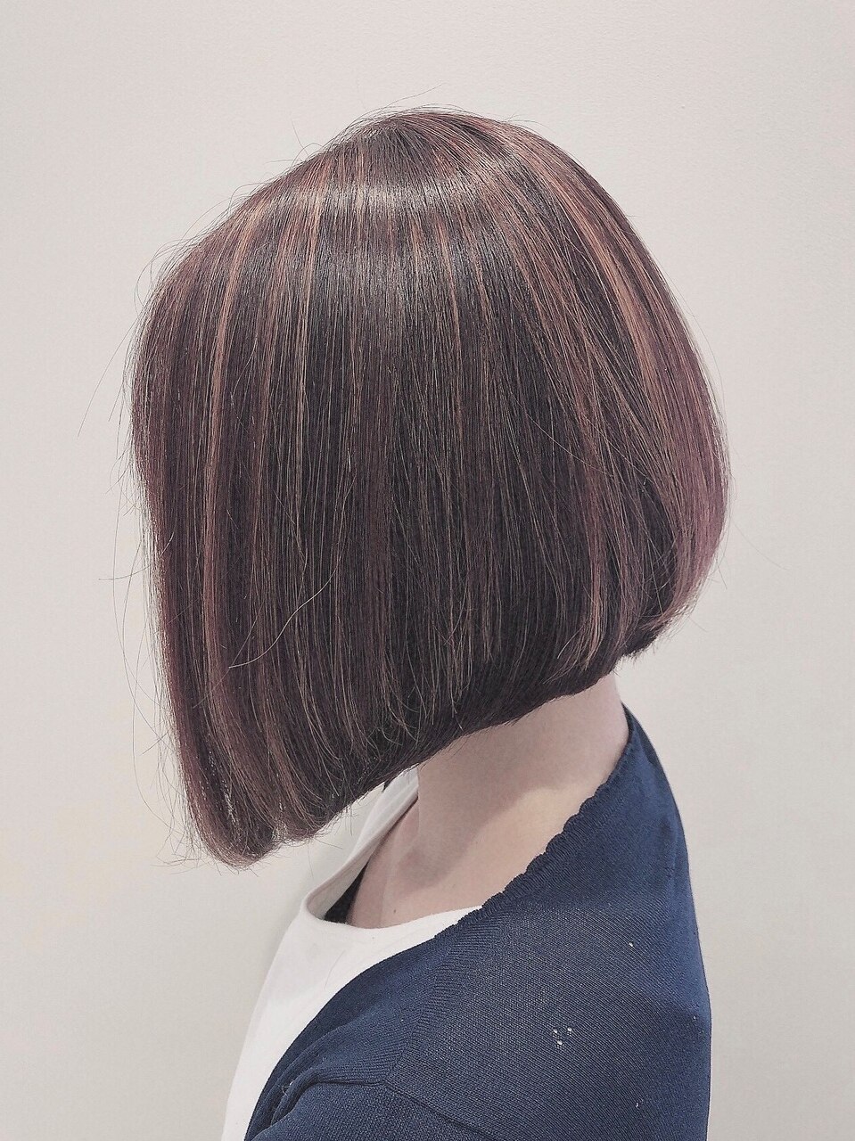 前下がりボブ Beforeを見てびっくりしないで下さい…こんなに綺麗な【前下がり艶ボブ