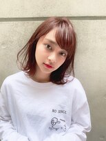 シー バイ ロンド 新宿(Sea by Lond)&nbsp;【佐藤健太郎】大人かわいいピンクベージュ小顔エアリーボブ