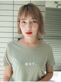 切りっぱなしボブ
