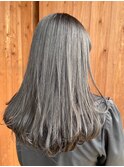 ロング×グレージュカラー＃20代30代40代50代＃福岡飯塚＃美容室