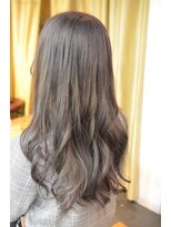 ポタム 東中野(potamu)&nbsp;全頭ブリーチからのラベンダーグレージュ