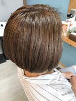 リヴィエル(Riviere)&nbsp;大人髪ハイライトカラー×ボブ
