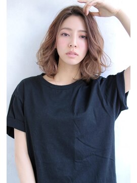 ロア(loa) 透け感ベージュ＊アッシュベージ＊ベージュミディ