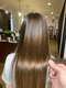 ヘアメイク イスカーゴ(HAIR MAKE ISKAGO)の写真/髪質改善トリートメントでクセを伸ばし、綺麗なサラツヤストレートに☆年齢や乾燥などで傷んだ髪を補修。
