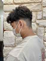 アール 北千住店(ar) 爽やかセンターパート メンズショート