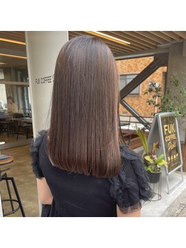 カノエ 福岡香椎店(canoe) 韓国スタイル/艶髪/ベージュカラー/髪質改善縮毛矯正/香椎/千早