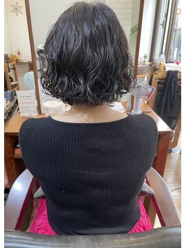 ギフト ヘアー サロン(gift hair salon) 【コテ風パーマ】原口健伸