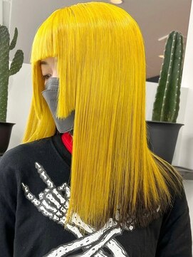 ウィコ 新宿(WICO) レモンイエロー[新宿駅/フェミニン/モード/ダークアッシュ]