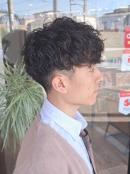 ヘアーサロン カヴィエ(hair salon covie)の写真/メンズパーマで朝のスタイリングが簡単に！クセ毛や多毛でお悩みの方も、ぜひ一度ご相談ください。