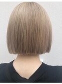 ミルクティーベージュボブ