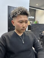 メンズ ラピス 横浜店(Men’sLapis)&nbsp;ツイスパホワイトメッシュ