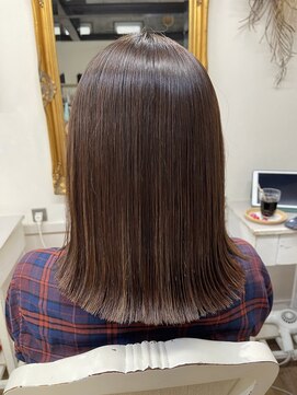 カシュカシュ(cache cache) 酸性ストレート　髪質改善　縮毛矯正　用賀