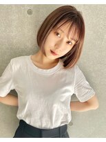 アッシュ 笹塚店(Ash)&nbsp;ミニウルフ/くすみブルー/イヤリングカラー/韓国ヘア[U24/笹塚]