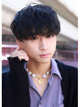 メンズフィール 東梅田店(MENS FEEL) 【標準】ゆるふわ波巻きスパイラル MENSFEEL東梅田店